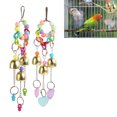 thumbnail image 4 of Bird Bells Toy, Relieve Anxiety Hanging  Bell Toy Climbing Clear Sound Safe  For Conures For Lovebirds, 4 of 8