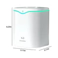 thumbnail image 2 of RKSTN humidifiers for bedroom 2L Humidifiers For Bedroom Large Room Home, Cool And Warm For Plants Mist Desk Humidifiers Oil Diffuser, Quiet With Adjustable Mist, 2 of 5