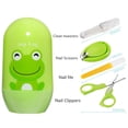 thumbnail image 2 of pitrice 4pcs Baby Nail Care Set Infant Nursing Manicure Nails Trimmer Scissors Clippers with Cartoon Animals Storage Box, 2 of 8