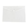 thumbnail image 1 of White Translucent Poly Envelope 1 Pcs Document Envelopes with Snap Button Quality Clear Document Folder for A5 Size, Document Folder with Snap Closure, Project File Document Wallet, Office Folder, 1 of 7