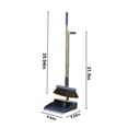 thumbnail image 3 of Chmadoxn Brooms Indoor 180° Rotatable Standing Storage Magnetic Suction Type Snap Brooms And Dustpan Set With Scraping Teeth And Scraper Cleaning Suitable For Home portable broom, 3 of 7