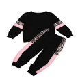thumbnail image 3 of Baby Boys 2PCS Pants Sets Long Sleeve Round Neck Sweatshirt Tops Solid Color Pants Sets, 3 of 6