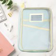 thumbnail image 4 of Vaidha L-shaped Subject Classification Bag Mesh File Bag Thickened Subject Bag Exam Paper Book Storage Bag, 4 of 4