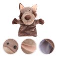 thumbnail image 4 of Cartoon Wolf Hand Puppet Toy Lovely Plush Hand Puppet Kid Stuffed Animal Toy, 4 of 8