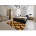 thumbnail image 4 of Ahgly Company Indoor Rectangle Abstract Cinnamon Brown Oriental Area Rugs, 7' x 9', 4 of 6