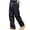 Black, variant on Diufon Men's Wide Leg Cargo Pants Casual Loose Joggers Sweatpants Drawstring Streetwear Pants with Pockets