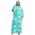 thumbnail image 1 of LUXUR Chemises de Nuit à Capuche pour Femmes, Robe de Nuit, Robe de Sommeil, Imprimé Alpaga, 1 of 2