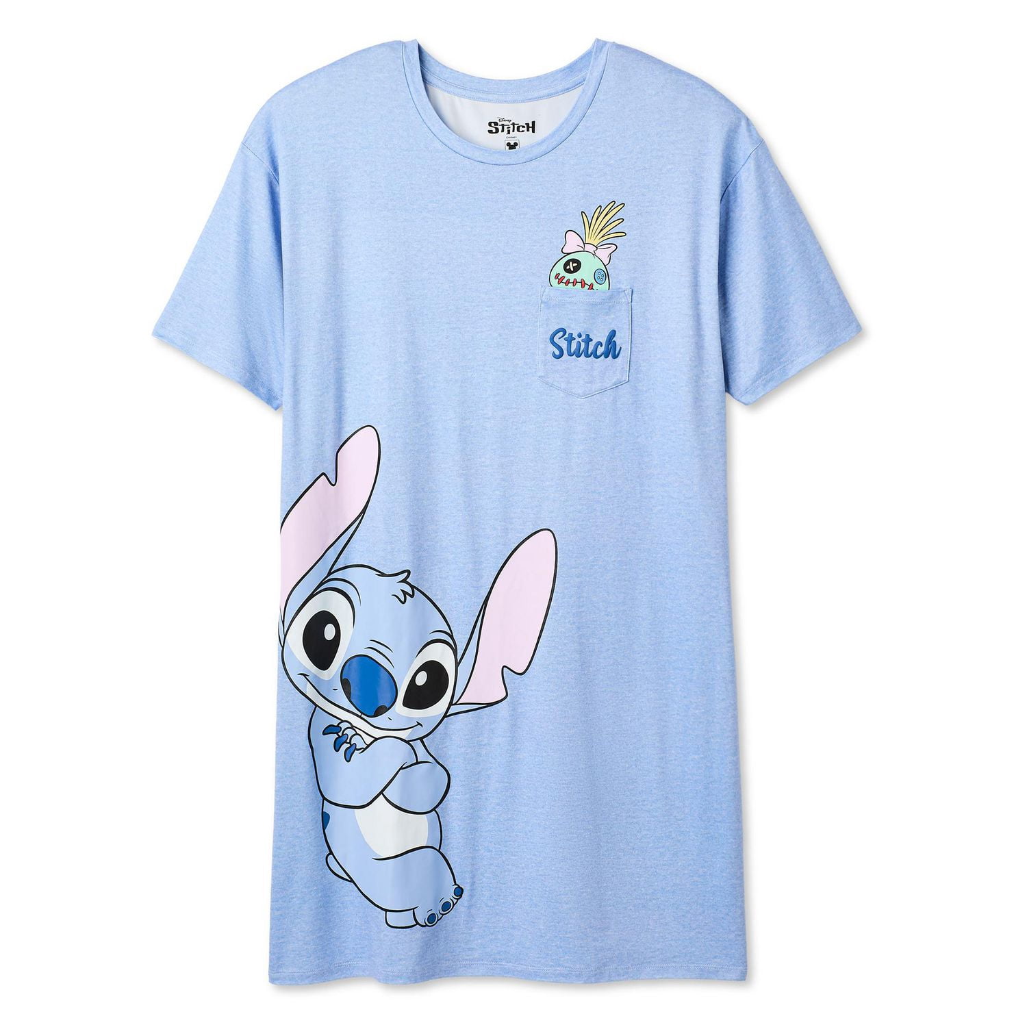 Chemise de nuit Stitch Disney pour femmes