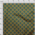 thumbnail image 2 of oneOone Georgette Viscose Fabric Geometric & Floral Block Print Fabric BTY 42 Inch Wide, 2 of 4