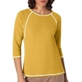 thumbnail image 1 of JIRNDf Chemises pour Femmes Hauts d'Été Tendance Manches Longues Col Rond Drôle Squelette Imprimé Coupe Ajustée T-Shirt Tunique T-Shirt pour Femmes Blouse Décontractée Jaune m, 1 of 5
