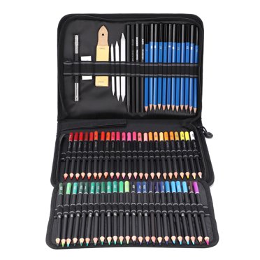 Ensemble de Crayons de Dessin, Trousse de Crayons de Croquis 95 Pcs Ensemble de Crayons de Croquis Crayons de Dessin pour Peinture pour Croquis pour Dessin