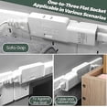 thumbnail image 3 of SLYNSHome Flat Wall Outlet Extender,3 Way Rotatable 180 Degree Portable Wall Tap Plug - Black, 3 of 7