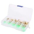 thumbnail image 4 of Spptty T0048 75PCS 5size Brass Weights Fishing Sinkers With 5size Plastic Luminous Fishing Beads Kit,Fishing Sinkers Set,Brass Weights Fishing Sinkers Kit, 4 of 8
