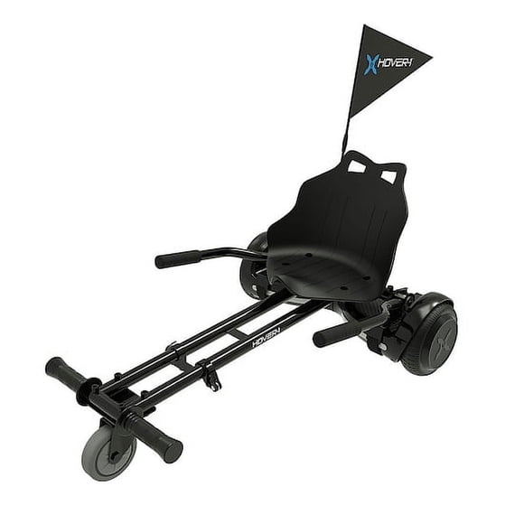 Hover-1 My First Hoverboard Go Kart Combo for Kids, Black Hoverboard and Go Kart Attachment Included!