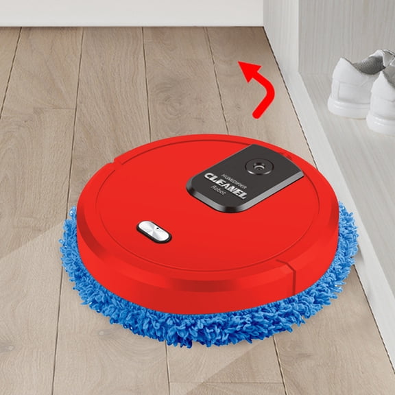 RKSTN Robotic Vacuums Household sweeping robot mute rechargeable lazy sweeping smart mopping spray integrated red cleaning supplies