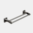 thumbnail image 2 of Cagogo Double Towel Rack, 16 Inch 304 Stainless Steel Towel Bar, Brushed Nickel Bathroom Towel Holder, Wall Mounted Towel Rail, Space Saving Double Layer Towel Rack for Bathroom and Shower, Alloy, 2 of 8