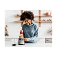 thumbnail image 3 of Ninja BN401 Nutri Pro Compact Personal Blender, Auto-iQ Technology, 1100-Peak-Watts, for Frozen Drinks, Smoothies, Sauces & More, with (2) 24-oz. To-Go Cups & Spout Lids, Cloud Silver, 3 of 7