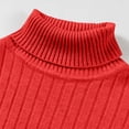 thumbnail image 3 of fatyb Chandail pour Hommes à Col Roulé Décontracté Tricoté Extensible à Manches Longues Hauts Chauds d'Automne Hiver pour Hommes, 3 of 5