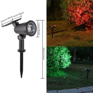 Fufafayo Solar Spotlights Outdoor Lights, Waterproof Ground Inserted Solar Garden Lights, Auto On/Off Landscape Lighting For Yard Pathway Tree