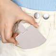 thumbnail image 5 of Hand-held small mirror beauty mirror stainless steel makeup mirror, 5 of 5