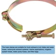 thumbnail image 4 of Unique Bargains 4Pack T-Bolt Hose Clamps, 23-25mm/0.91'-0.98' ID Range, Iron Radiator Hose Clamp Intake Clamp, 4 of 4