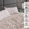 thumbnail image 3 of Ruvanti 100% Cotton Sheets - Crispy Cooling Percale Sheets For Twin Xl Size Bed, Breathable & Durable Twin Xl Sheet Set, 16 Inches Deep Pocket Sheets, Twin Spring, 3 Pieces, 3 of 8