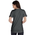thumbnail image 3 of Inkmeso Womens Basic Crewneck Tshirt Short Sleeve Regular Fit Long Tee Workout Top, 3 of 8