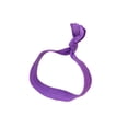 thumbnail image 2 of Hair Ring Seamless High Elasticity Knotted Adjustable Ponytail Holder Colorful Hairs Rope Scrunchies Accessories Multi Color Dark Purple, 2 of 7