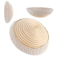 thumbnail image 4 of Banneton de Pain Panier d'Apprêt et Doublure Banneton Brotform Levée de Pâte Rotin Bol en Rotin Fait à la Main - Parfait pour Artisan, 4 of 8