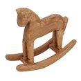 thumbnail image 1 of Rocking Wooden Horse Decor, Wooden Horse Toy Pine Material   Strong Sturdy  For Bedside Table For Bookrack For Table, 1 of 8