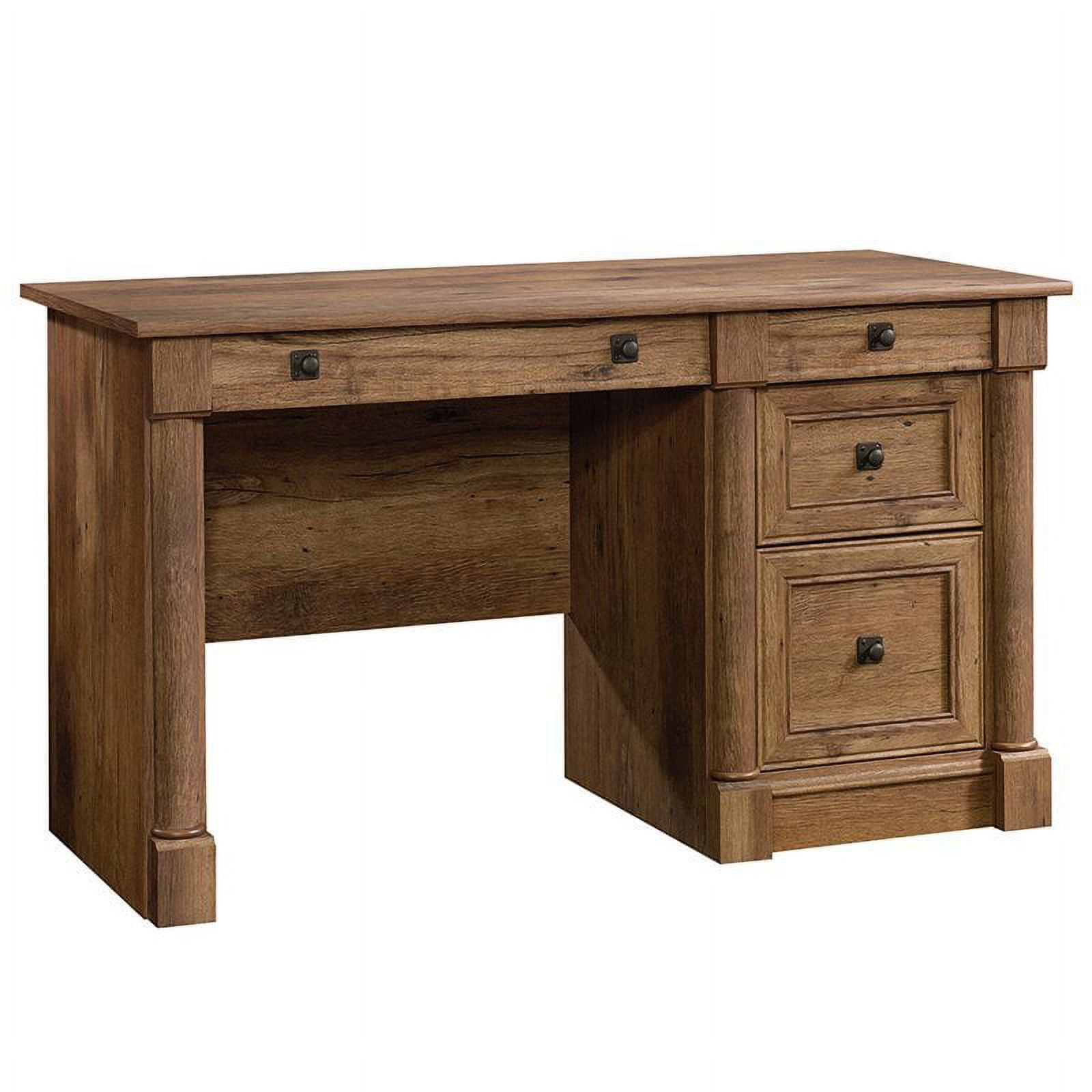 Pemberly Row Computer Desk in Vintage Oak