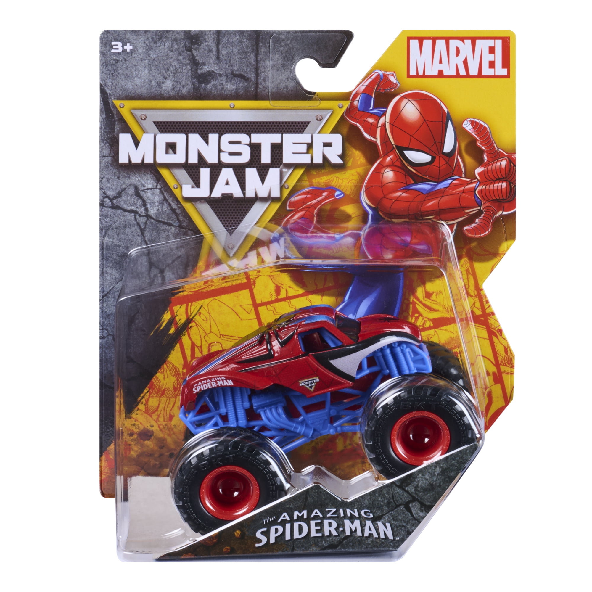 Monster Jam, Marvel Official Spiderman Monster Truck, Die-Cast