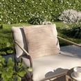 thumbnail image 2 of HOMETRENDS 20" x 20" Cameo Rose Outdoor Eco Toss Cushion, Removable Cover, 2 of 9
