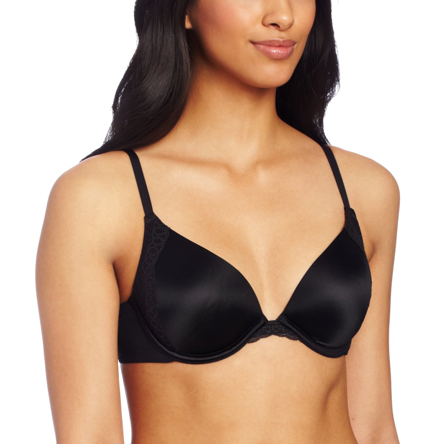 Maidenform Soutien-Gorge Demi Natural Boost pour Femmes, 38B, Noir