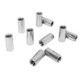 thumbnail image 4 of 10PCS Round Connector Nut Female Thread M10 X 1.5 14 L30mm Stainless Steel Coupling Nut for Maintenance, 4 of 14