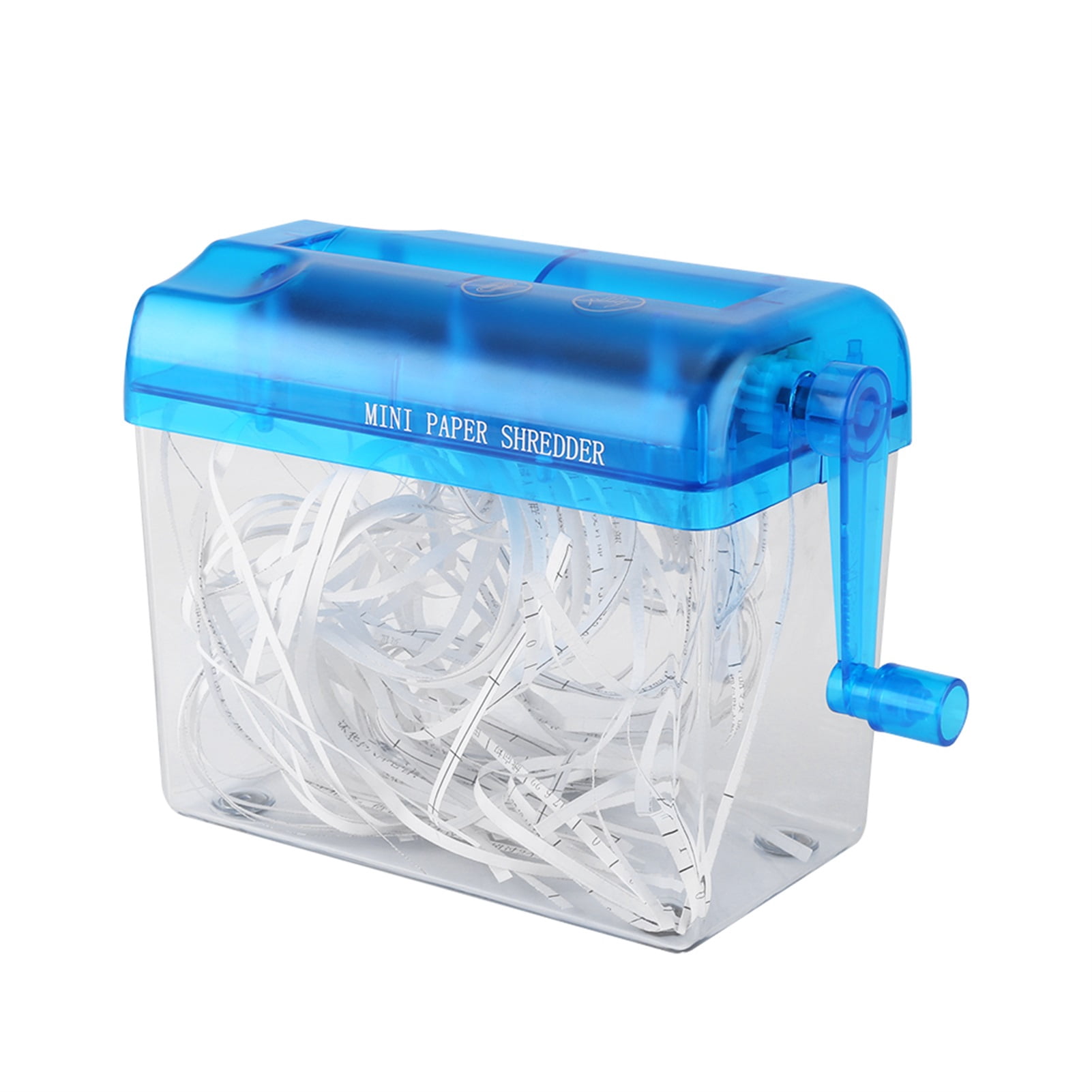 Portable Manual Paper Cut ShredderHand Crank File Shredder for Office Home School