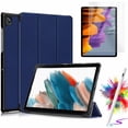 thumbnail image 1 of Folio CaseWith Screen Protector With Stylus Pen for Samsung Galaxy Tab S10 Ultra/Tab S9 Ultra/Tab S8 Ultra 14.6-Inch Case Slim Stand Protective Tablet Cover - Blue1, 1 of 5