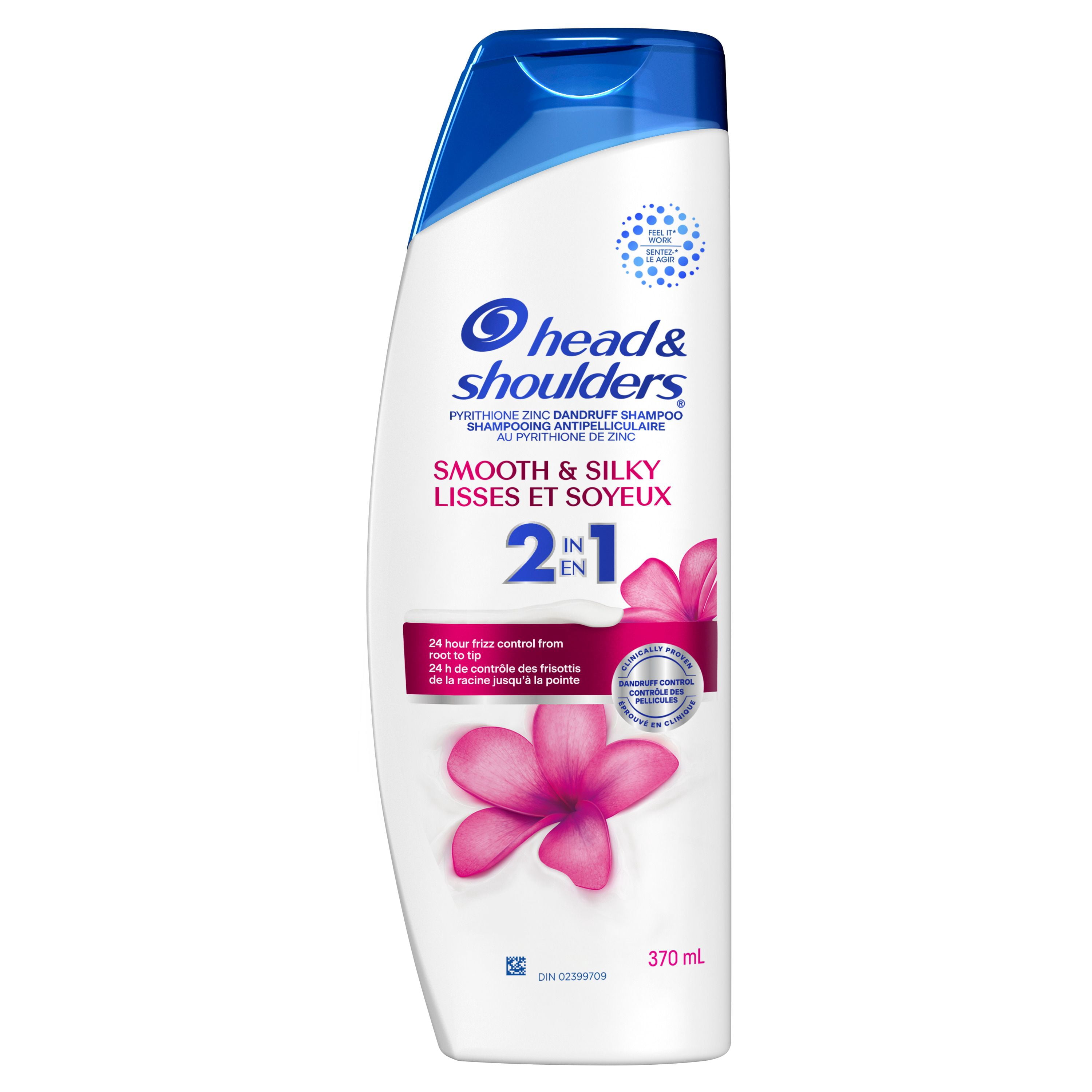 Head & Shoulders Lisses et Soyeux 2-en-1 Shampooing Antipelliculaire + Revitalisant
