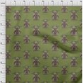 thumbnail image 3 of oneOone Cotton Cambric Fabric Bird & Tree Block Printed Craft Fabric BTY 56 Inch Wide, 3 of 4