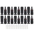 thumbnail image 1 of 10 Sets Solar Panel Connector IP67 Waterproof Photovoltaic Cable Male Female Connector 1000V, 1 of 14