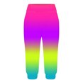 thumbnail image 4 of Yuyuzo Womens Capri Pants High Waisted Drawstring Sweatpants Running Gym Cropped Trousers with Pockets, 4 of 6