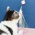 thumbnail image 4 of fastboy Cat Teaser Stick with Bell Lightweight Portable Cats Toy Exercise Rod Waterproof Pets Interactive Sticks for Indoor Blue, 4 of 6