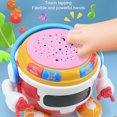 thumbnail image 3 of Baby Musical Drum Toy, 360  Rotation Music Light Projection Multifunctional Educational Kid Drum Percussion Toy For Baby Toddlers, 3 of 8