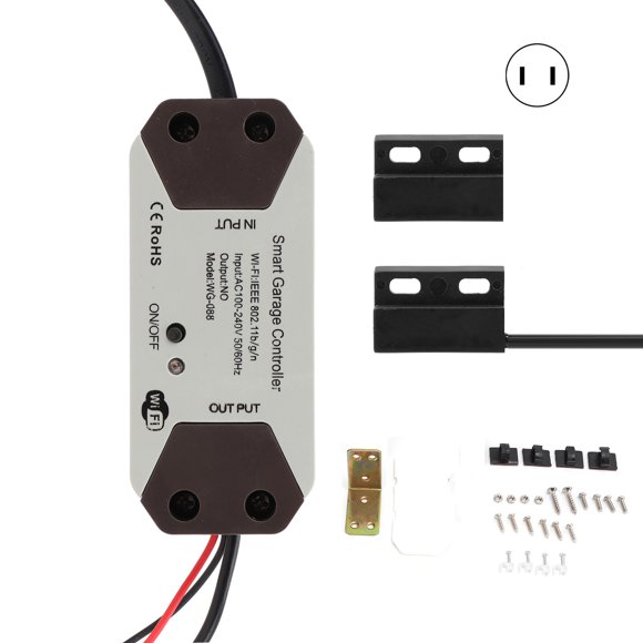 ANGGREK WIFI Garage Opener, Voice Control Smart Garage Controller For TUYA
