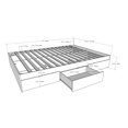 thumbnail image 4 of Nexera 2-Piece Bedset With Bed Frame And Headboard, Grey, Full, 4 of 5