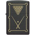 thumbnail image 2 of 2024 Zippo Design de Billard, Noir Craquelé Mat, Carte : 27,16 $, 2 of 5