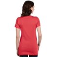 thumbnail image 3 of Bella + Canvas Ladies' Jersey Short-Sleeve Deep V-Neck T-Shirt, 3 of 5