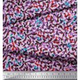 thumbnail image 2 of Soimoi Modal Satin Fabric Multicolor Camouflage Print Fabric by the Yard 42 Inch Wide, 2 of 3