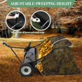 thumbnail image 4 of QinaQin 42 Inch Tow Behind Lawn Sweeper, Heavy Duty, Black, 4 of 7