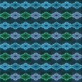 thumbnail image 1 of Ahgly Company Tapis d'Intérieur Lavable en Machine Carré Bleu Profond Transitionnel, 4 Pieds Carré, 1 of 7